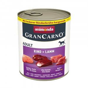 ANIMONDA GranCarno Original Adult Rind mit Lamm - Nassfutter für Hunde - 800 g