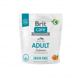 BRIT Care Dog Grain-free Adult Small & Medium Salmon - Trockenfutter für Hunde - 1 kg