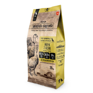 WIEJSKA ZAGRODA Turkey with goose M - trockenfutter für Hunde - 20kg