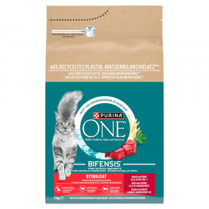 PURINA One Sterilcat Rich in beef - trockenfutter für Katzen - 3kg