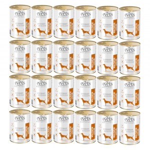 4VETS Natural Weight Reduction Dog - Nassfutter für Hunde - 24x400g