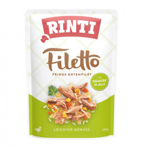 RINTI Filetto Duck fillet with vegetables - Nassfutter für Hunde - 100g