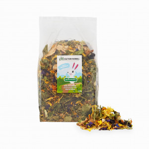 FACTORYHERBS Nie byle badyle - kaninchenfutter - 1kg