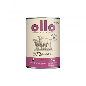 OLLO Umami Lamb and beef - Nassfutter für Hunde - 850g