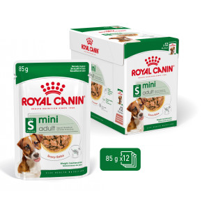 ROYAL CANIN Mini Adult - nassfutter für Hunde - 12 x 85g
