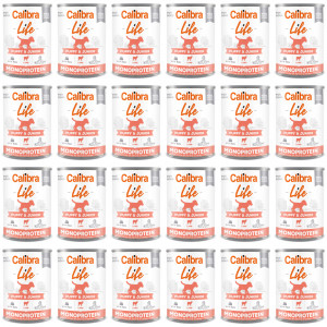 CALIBRA Dog Life Puppy&Junior Lamm & Reis - Nassfutter für Hunde - 24x400g