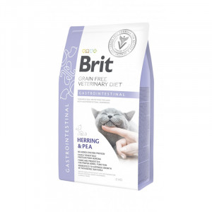 BRIT Grain Free Vet Diets Cat Gastrointestinal - Trockenfutter für Katzen - 2 kg 