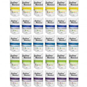 DOLINA NOTECI Premium MIX 5 GESCHMACKSRICHTUNGEN - Nassfutter für Hunde - 30x500g