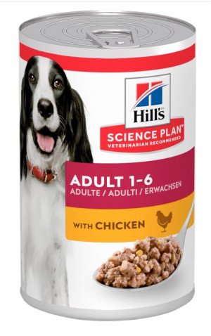HILL'S Science Plan Canine Adult Chicken - Nassfutter für Hunde - 370 g