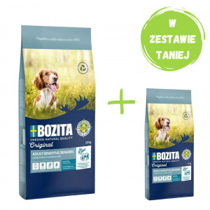 BOZITA Original Sensitive Digestion Lamb and rice - trockenfutter für Hunde - 2x12kg 