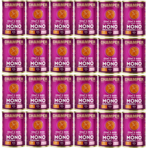 CHAMPER Coat & Skin Monoprotein Lachs – Nassfutter für Hunde – 24×400 g