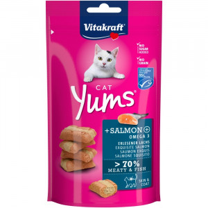 VITAKRAFT Cat Yums Salmon - Katze behandeln - 40 g