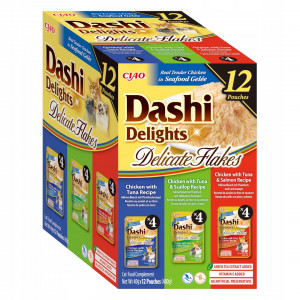 INABA Dashi Delights Delicate flakes Tuna mix - nassfutter für Katzen - 12x40g