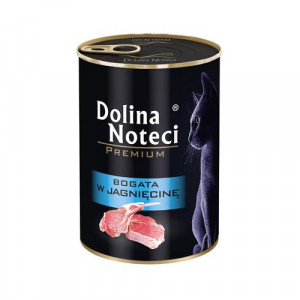 Dolina Noteci Premium reich an Lamm - Nassfutter für Katzen - 400g