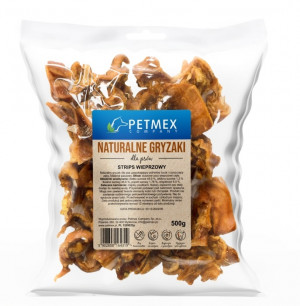 PETMEX Schweinefleisch-Streifen Hundekauartikel - 500g