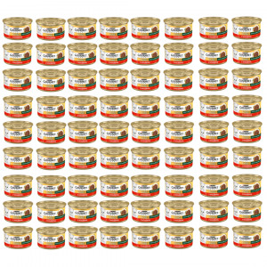 GOURMET GOLD Succulent Delights Rindfleisch - Nassfutter für Katzen - 72x85g