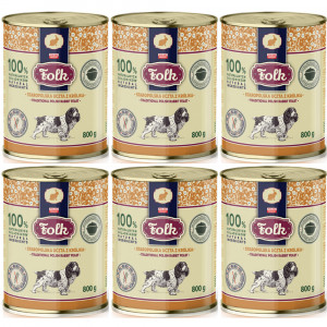 FOLK Altpolnisches Festmahl mit Kaninchen – Nassfutter für Hunde – 6×800g
