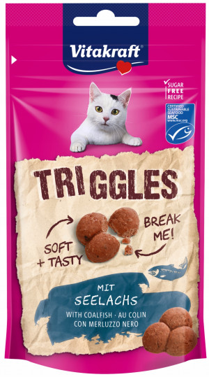 VITAKRAFT Triggles Coalfish - Katze behandeln - 40g