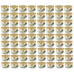 GOURMET GOLD Succulent Delights Meeresfisch - Nassfutter für Katzen - 72x85g