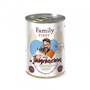 FAMILY FIRST Adult Lamb with potato - Nassfutter für Hunde - 400 g