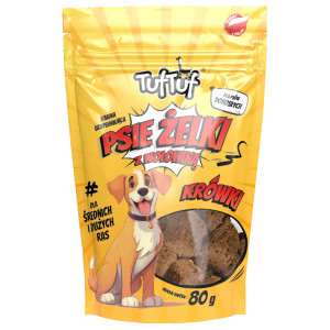 TUF TUF Psie żelki - beef fudge - leckerli für hunde - 80g
