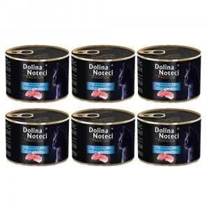 DOLINA NOTECI Premium reich an Lammfleisch - Nassfutter für Katzen - 6x185g