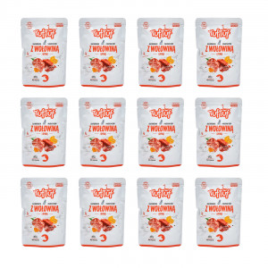 TUF TUF Minced beef with pumpkin - Nassfutter für Hunde - 12x100g