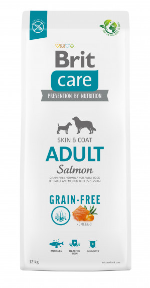 BRIT Care Adult Salmon - Trockenfutter für Hunde - 12 kg