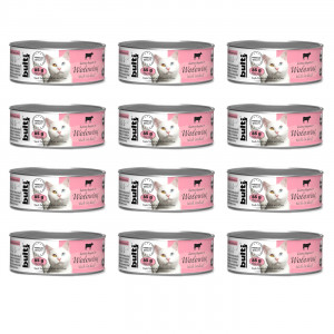 BULTI Rich in beef - nassfutter für Katzen - 12x85g