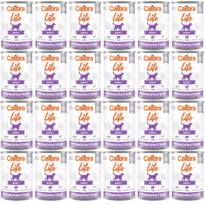 CALIBRA Dog Life Adult Monoprotein Lamm - Nassfutter für Hunde - 24x400g