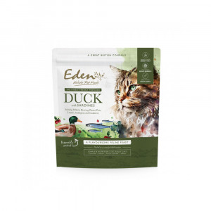 EDEN Ente und Sardine - Trockenfutter für Katzen - 1,5 kg