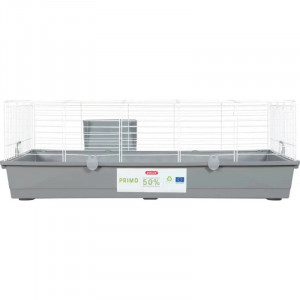 ZZOLUX Primo 120 cm - Nagetierkäfig - weiß und grau 
