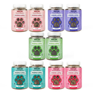 UNISZKI Trainingsleckerlis Podaj łapę MIX Sorten - Hundesnack - 10x210g