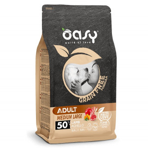 OASY Grain free Adult Medium/Large Lamb - trockenfutter für Hunde - 12kg