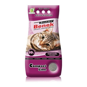 Certech Super Benek Compact Lavendel - Katzenstreu Klumpend 10 l