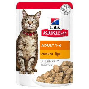 HILL'S Science Plan Adult mit Huhn - Nassfutter für Katzen - 85 g 