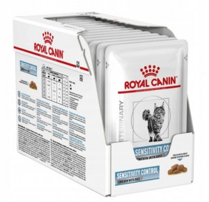 ROYAL CANIN Sensitivity Control Chicken Gravy - nassfutter für Katzen - 12 x 85g