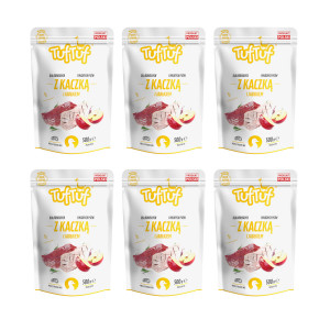 TUF TUF Entenmehl mit Apfel - Nassfutter für Hunde - 6x500g