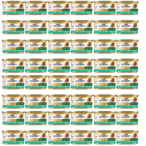 PURINA Gourmet Gold Kaninchen - Nassfutter für Katzen - 48x85g