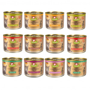 GRANATAPET Symphonie No. MIX 7 GESCHMÄCKER - Nassfutter für Katzen - 12x200g