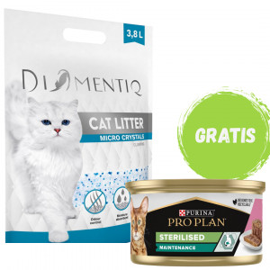 DIAMENTIQ Einstreu Micro Crystals klumpend 3,8 l + GRATIS