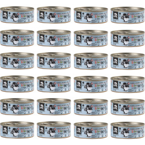 3COTY Turkey with chicken and krill Senior - nassfutter für Katzen - 24x80g