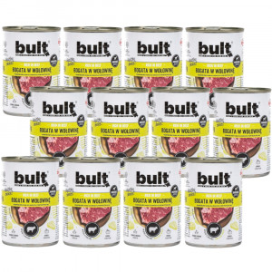 BULT Rich in beef - Nassfutter für Hunde - 12x400g