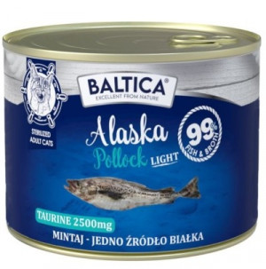 BALTICA Excellent Monoprotein Pollock Light - nassfutter für Katzen - 185g