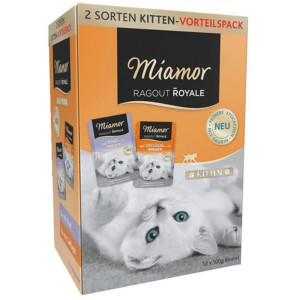 MIAMOR Ragout Royale Kitten Mix in jelly - nassfutter für Katzen - 12x100g
