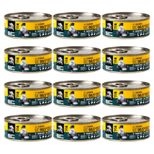 3COTY Chicken with spirulina For kittens and nursing cats - nassfutter für Katzen - 12x80g