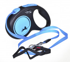 Flexi New Neon S 5 m Hund Rückziehbare Leine