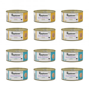 APPLAWS Kitten Mix Geschmacksrichtungen in Gelee - Katzennassfutter - 12x70g