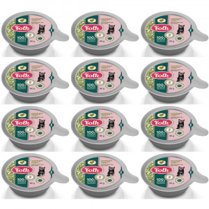 FOLK Kitten Zartes Gericht für Kitten mit Pute – Nassfutter für Katzen – 12x85g