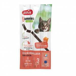 ZOLUX Yummies Salmon with trout - Katze behandeln - 3x5g
